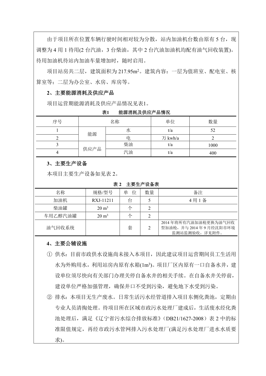 环境影响评价报告公示：报告表中国航油集团辽宁石油鹏通加油站环评报告.doc_第3页