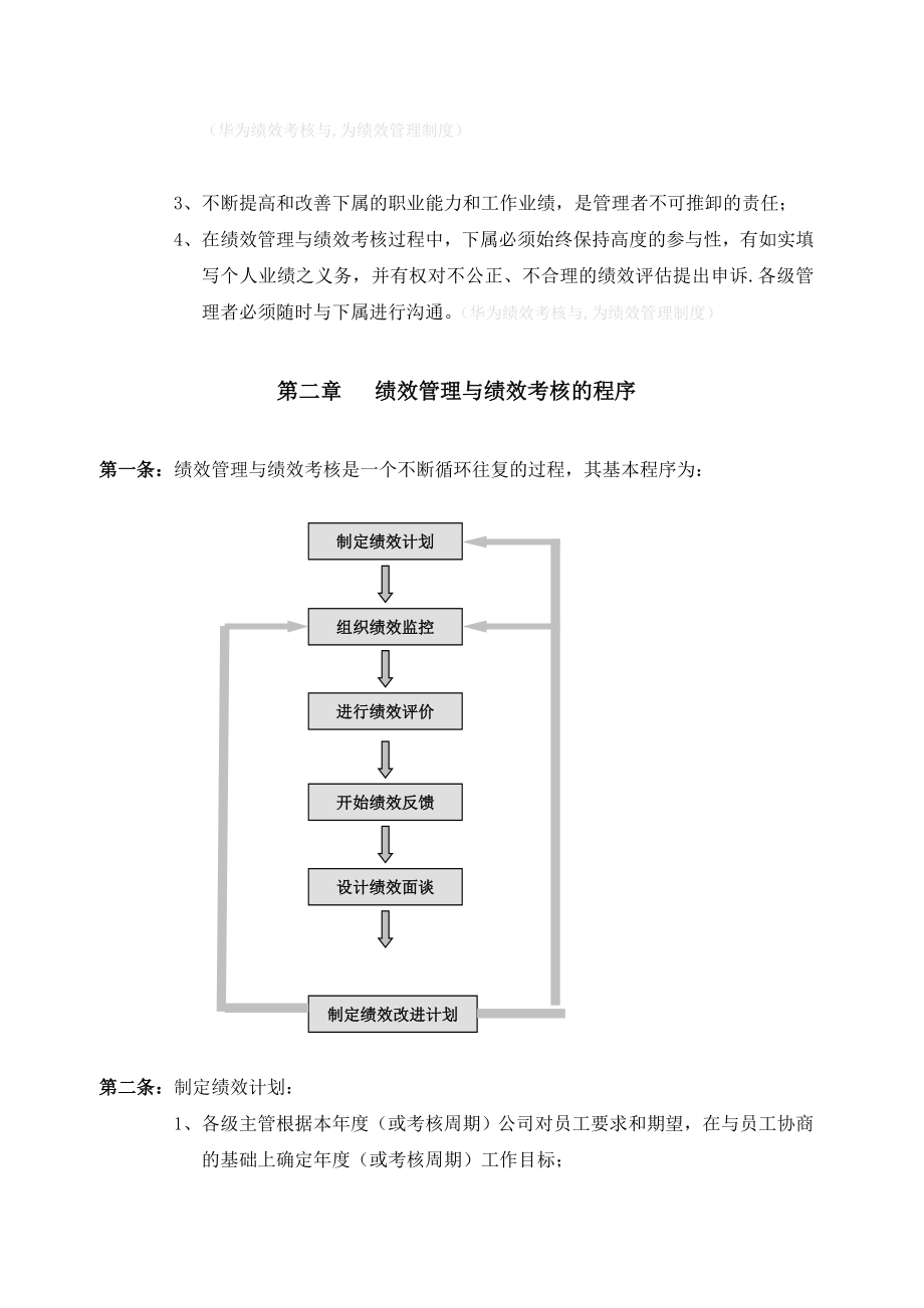 最新XX绩效考核华为绩效管理制度资料.doc_第3页