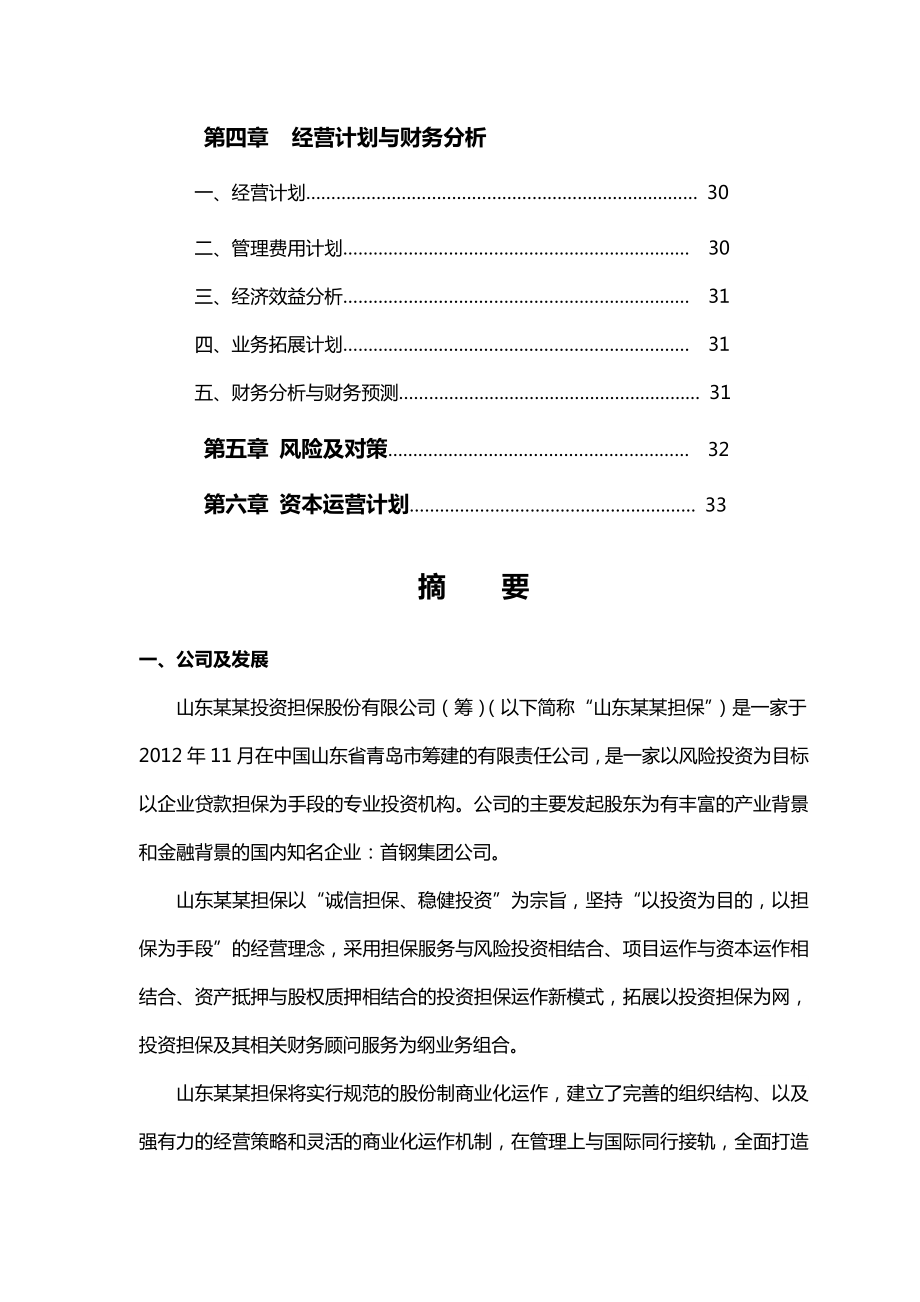 某投资担保公司商业计划书.doc_第3页