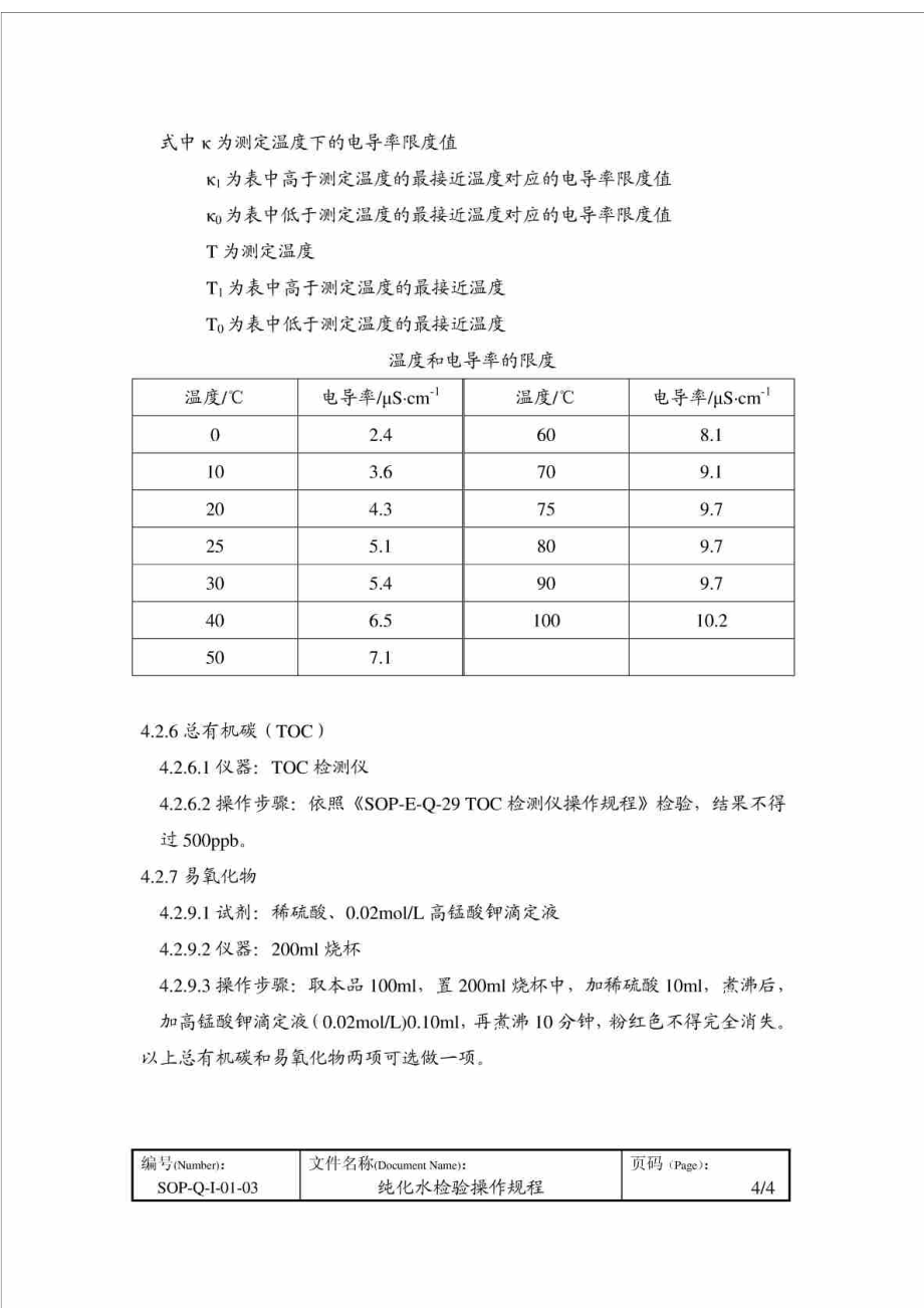 SOPQI0103纯化水检验操作规程(10 07 05).doc_第3页