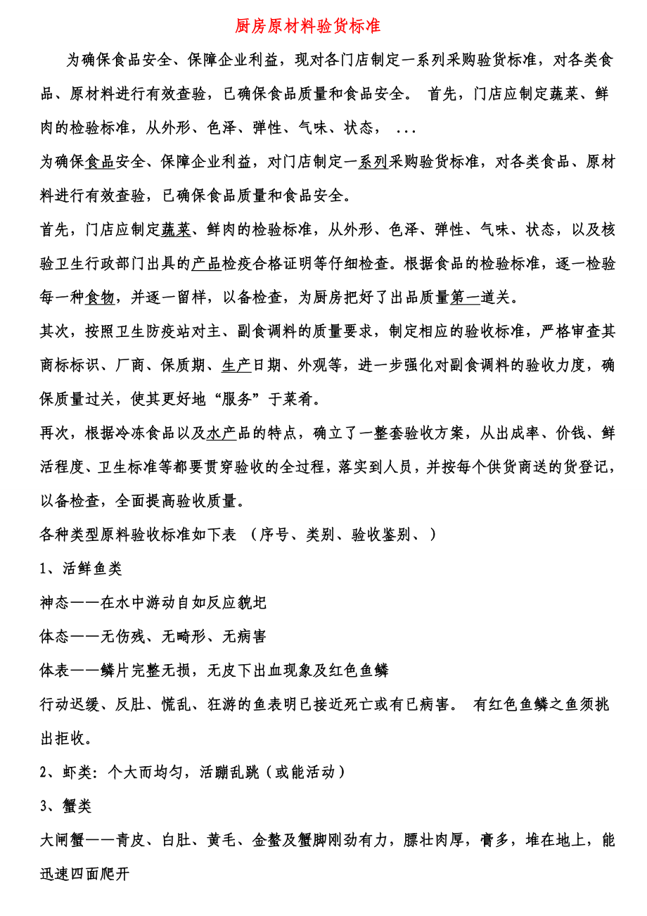 厨房原材料验货标准.doc_第1页