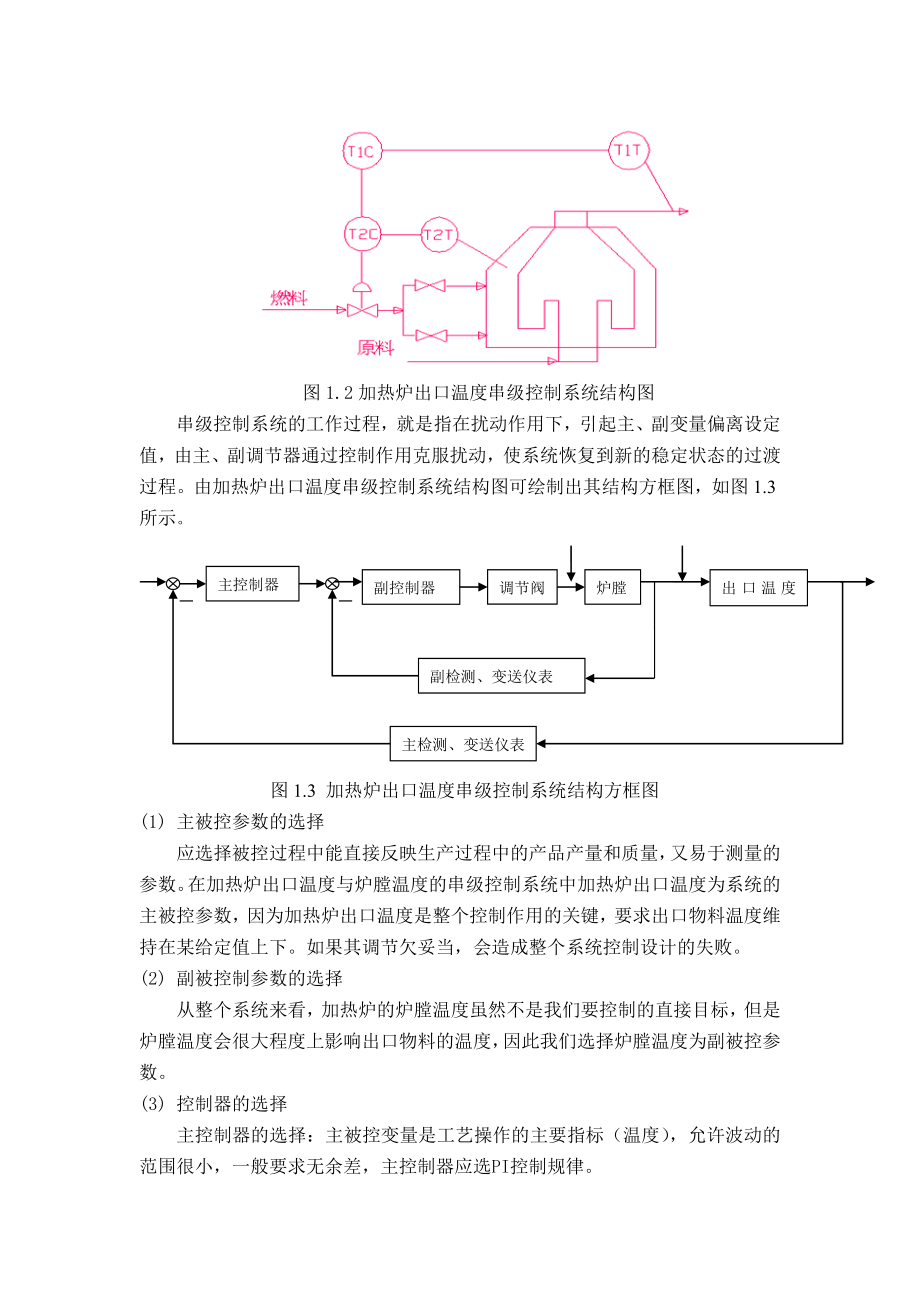 加热炉出口温度与炉膛温度串级控制系统设计.doc_第2页