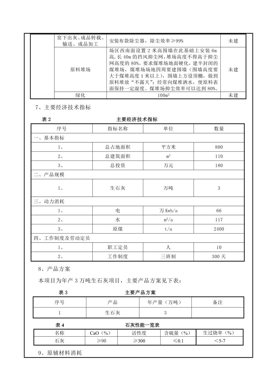 环境影响评价报告公示：泽州县东德建材厂生石灰环评报告.doc_第3页