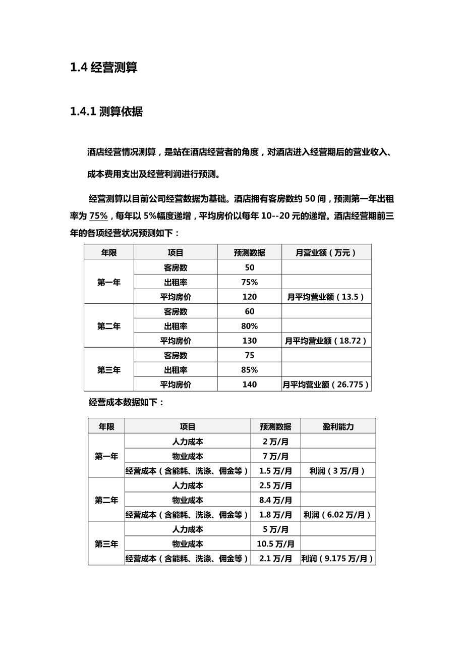 酒店投资估算报告.doc_第3页