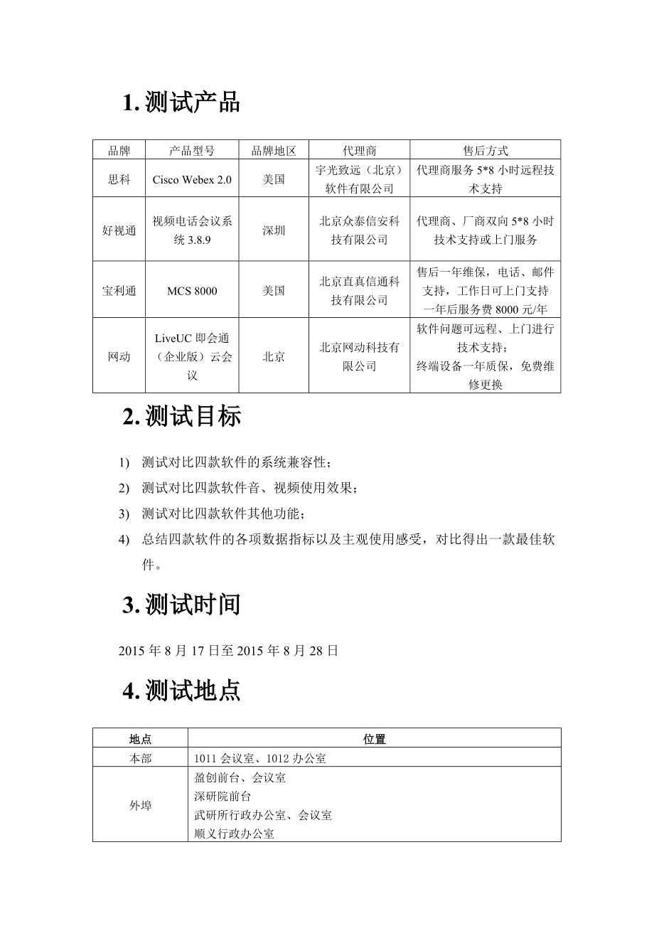 视频电话会议软件测试报告资料.doc_第3页