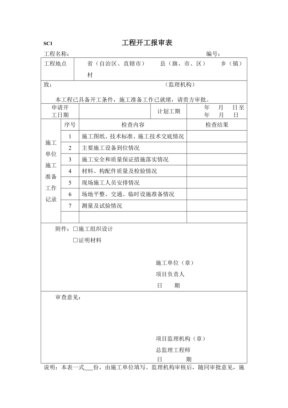 水土保持工程监理规范表格（SL）.doc_第3页