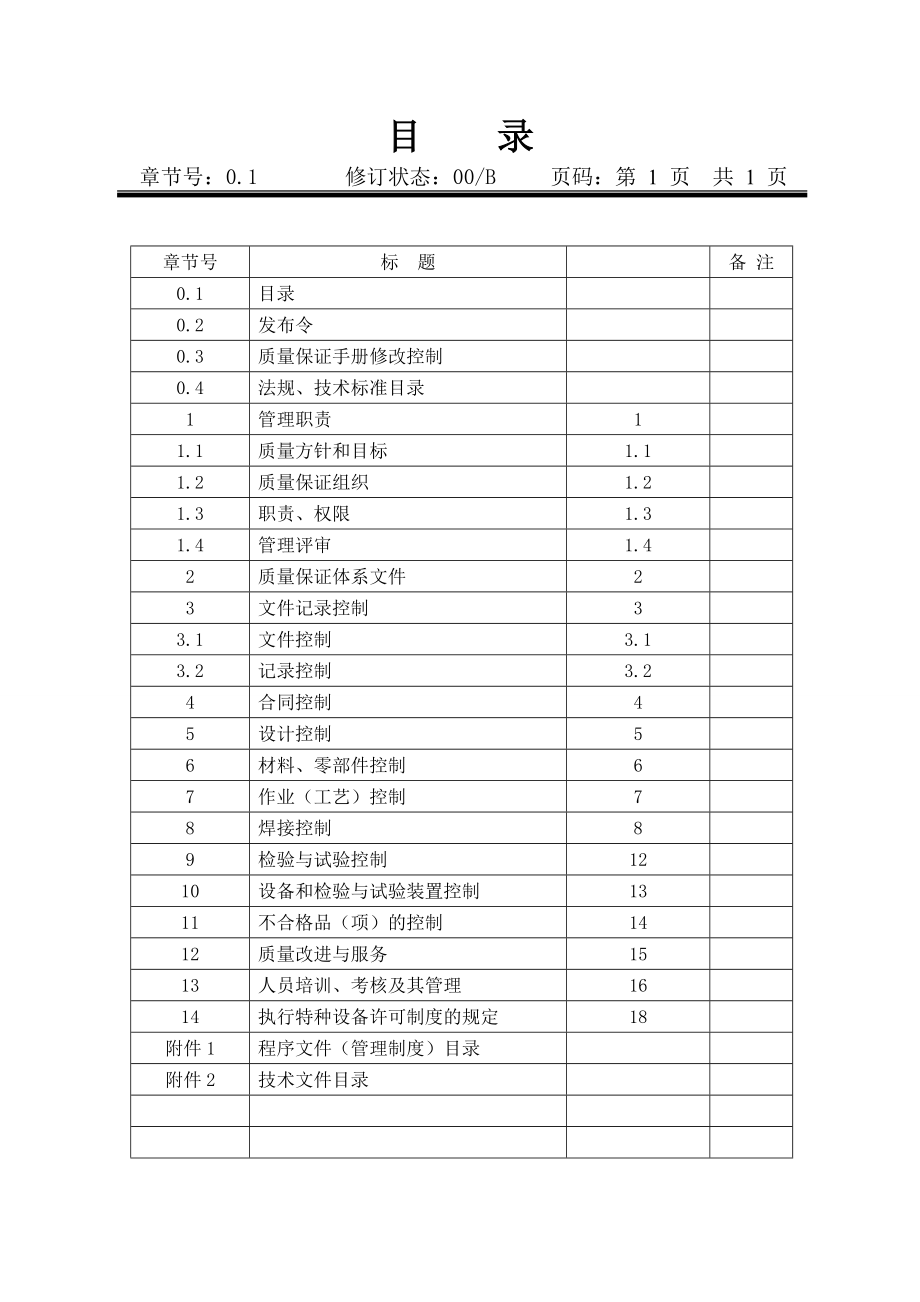 电梯工程有限公司质量保证手册.doc_第2页