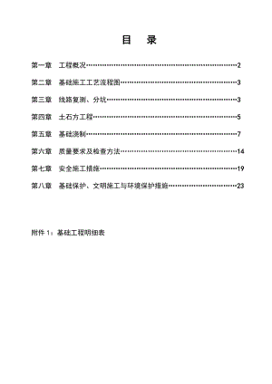 电力铁塔基础施工方案汇总.doc