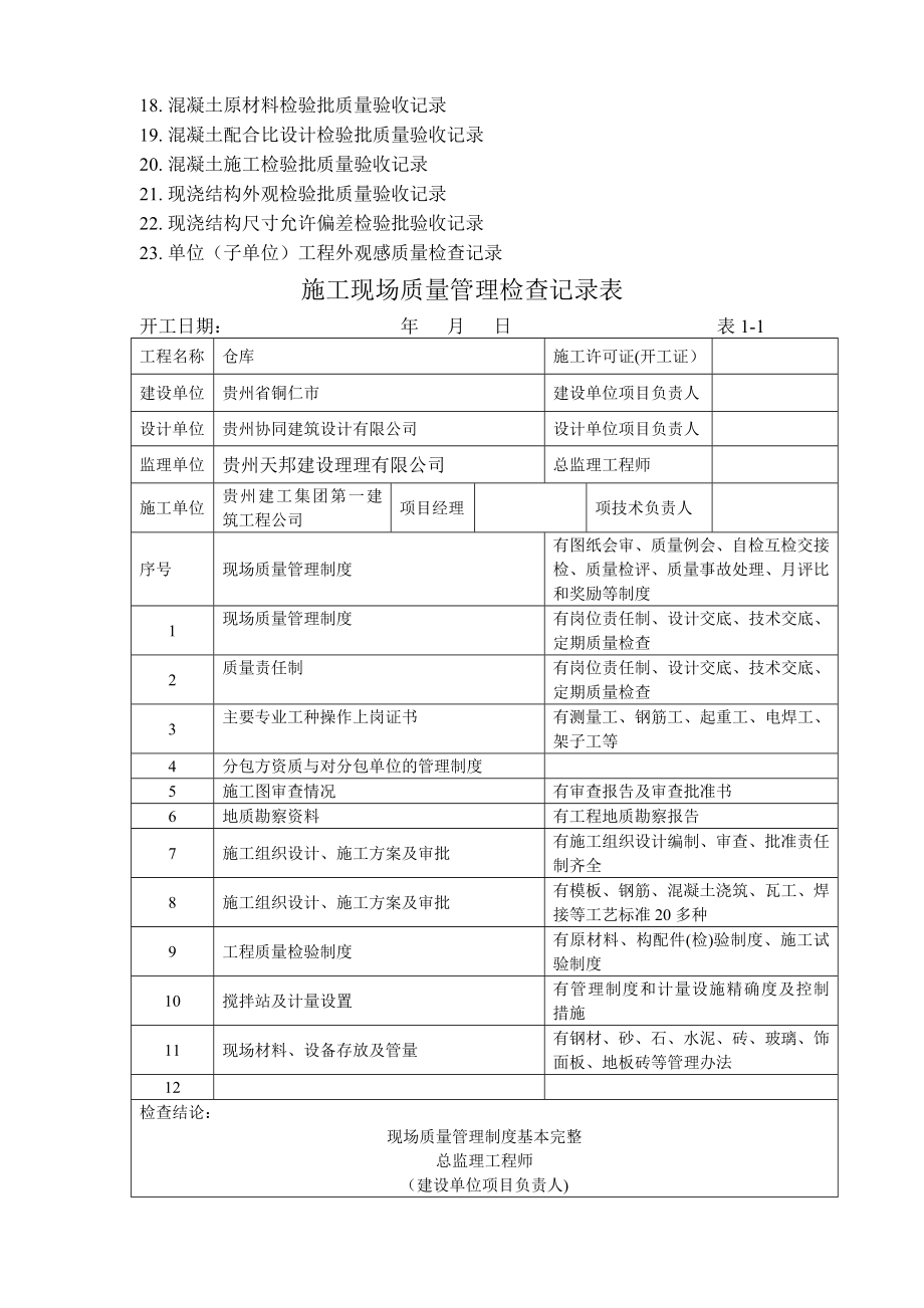 贵州省建筑工程施工技术资料竣工验收实例.doc_第2页