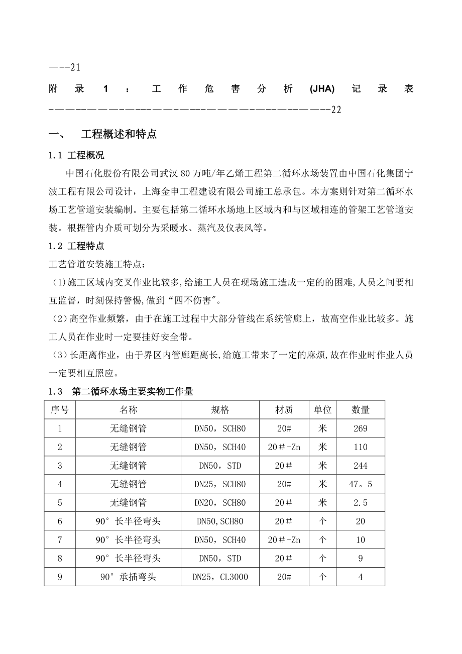 武汉乙烯二循工艺管线施工方案.doc_第3页