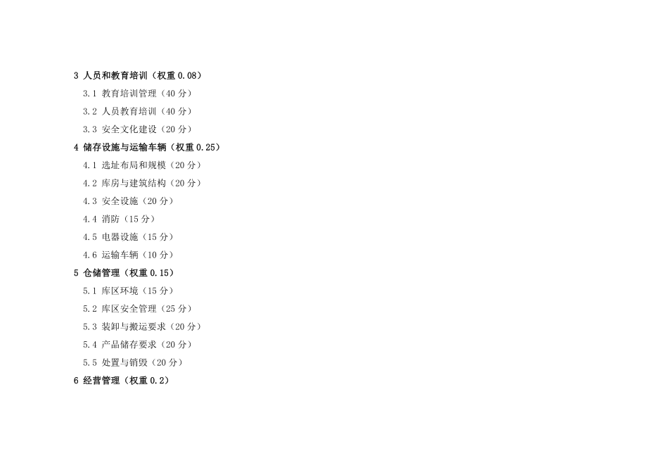 烟花爆竹经营企业安全生产标准化评审标准.doc_第2页