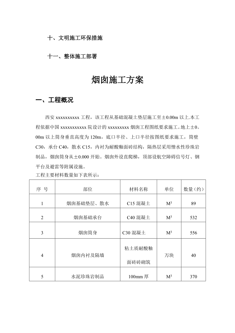 烟筒施工技术方案(修改版)全解.doc_第2页