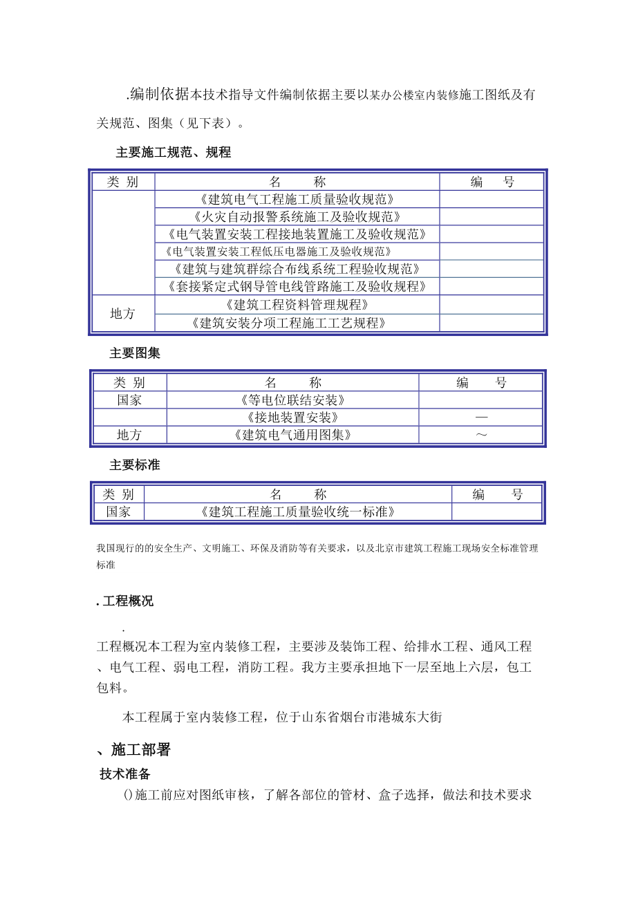 电气配管施工技术方案(工程科).doc_第1页