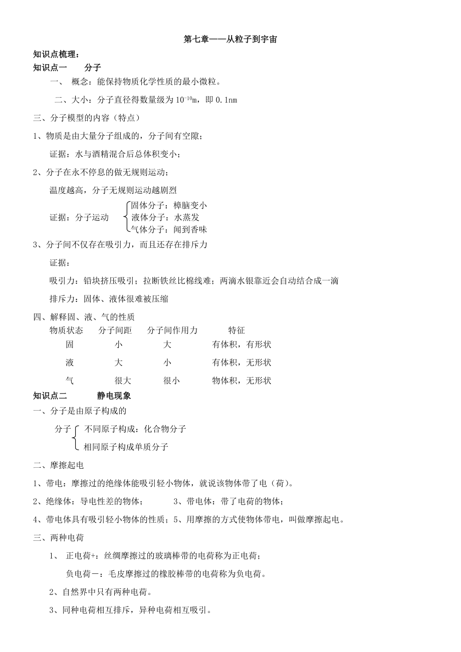 第七章从粒子到宇宙---教案资料.doc_第1页