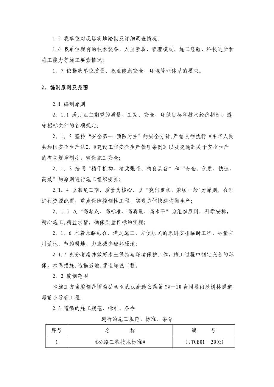 沙树林隧道超前小导管施工方案.doc_第2页