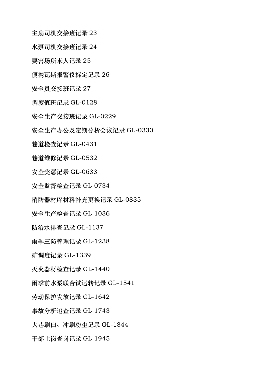 煤矿质量标准化记录表格汇编.doc_第3页