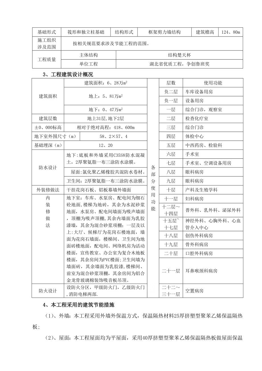 湖北某医院外科大楼工程节能施工方案.doc_第2页