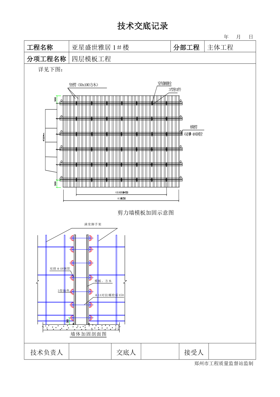 模板工程转换层安装技术交底.doc_第2页