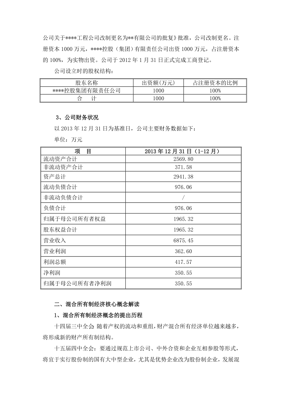 混合所有制发展模式研究与与方案设计.doc_第3页