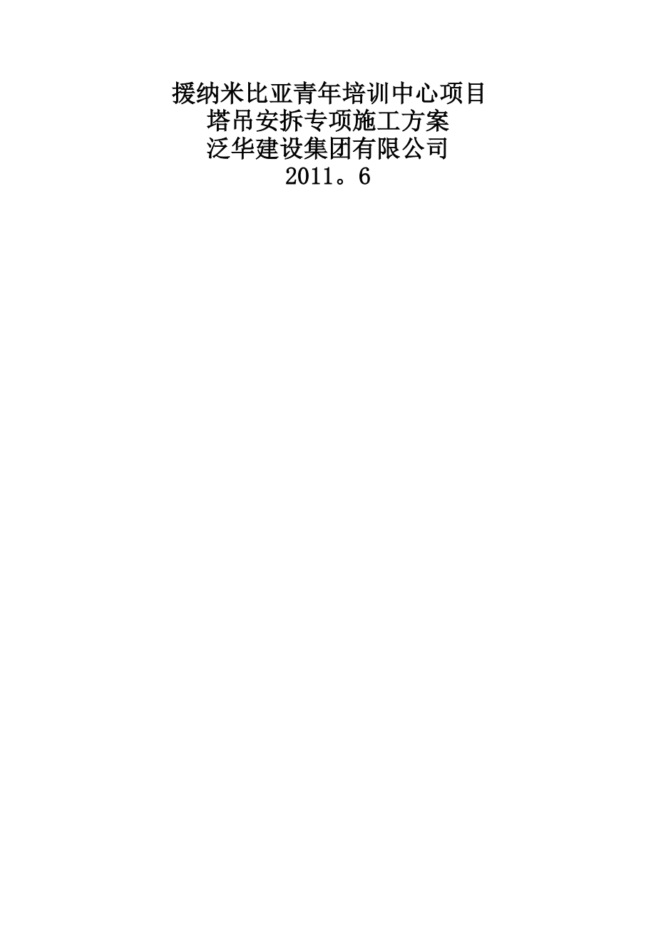 纳米塔吊安拆专项施工方案.doc_第1页