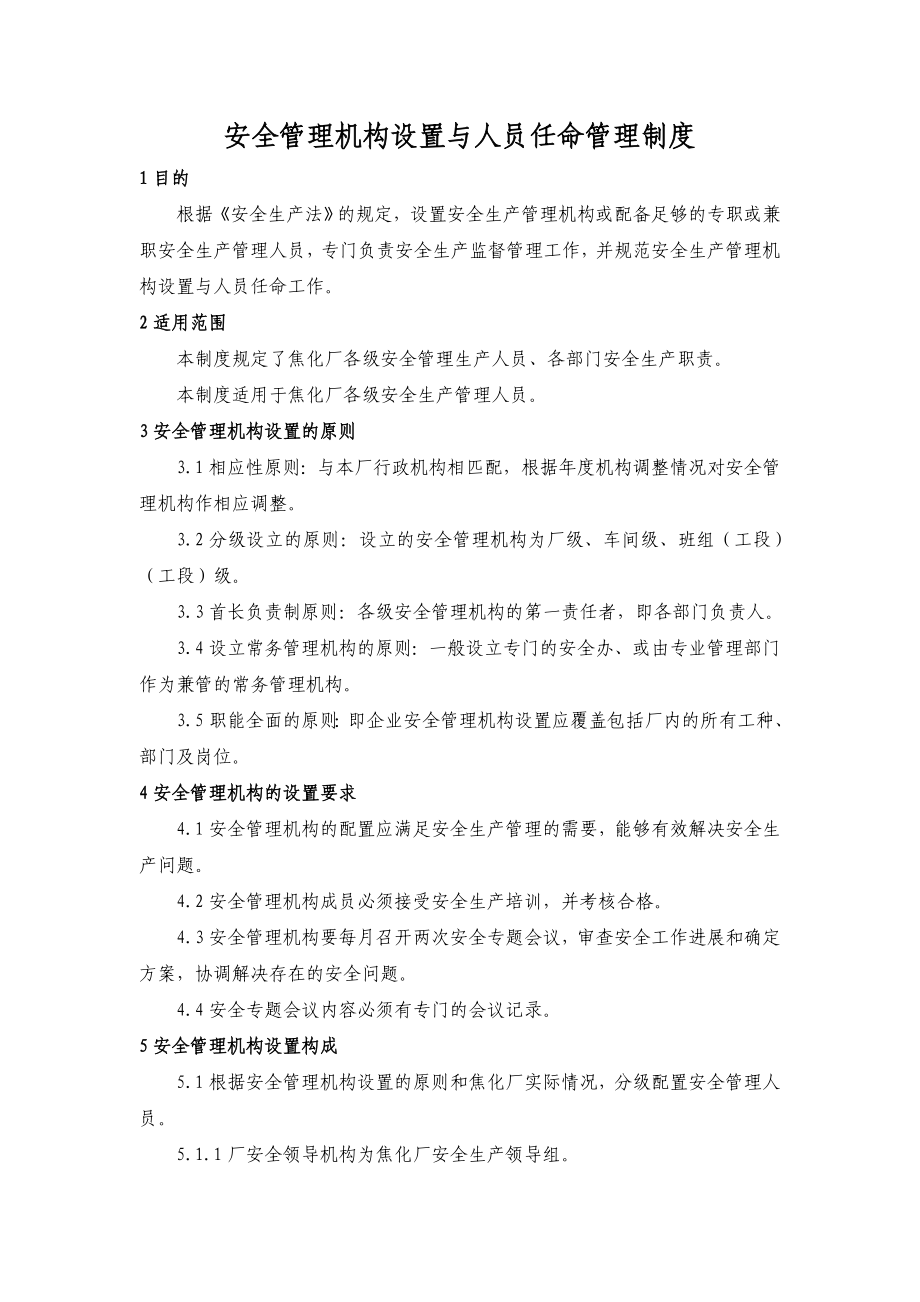 焦化厂安全管理制度汇编资料.doc_第2页