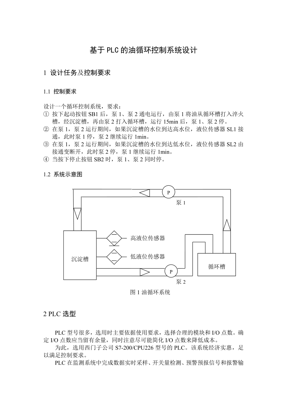 [论文]基于PLC的油循环控制系统设计.doc_第1页