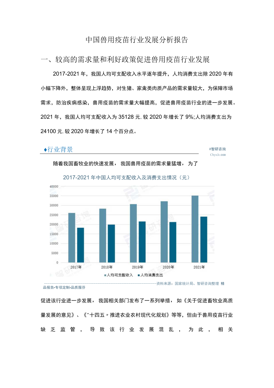 中国兽用疫苗行业发展分析报告.docx_第1页