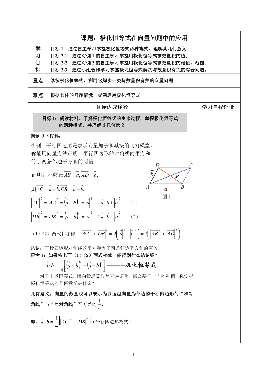 极化恒等式(学生版).doc_第1页