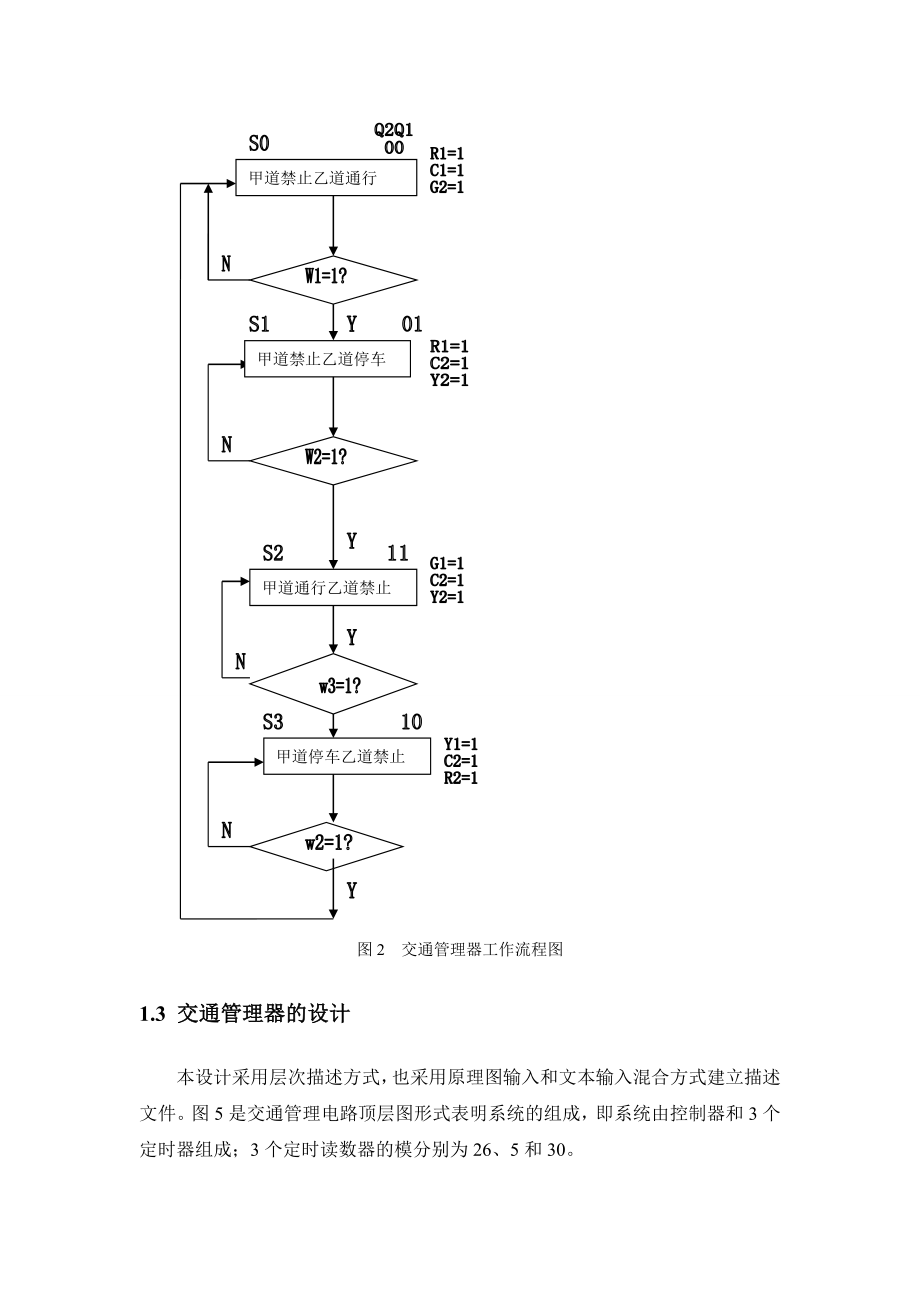 [论文]十字路口交通管理器设计.doc_第3页