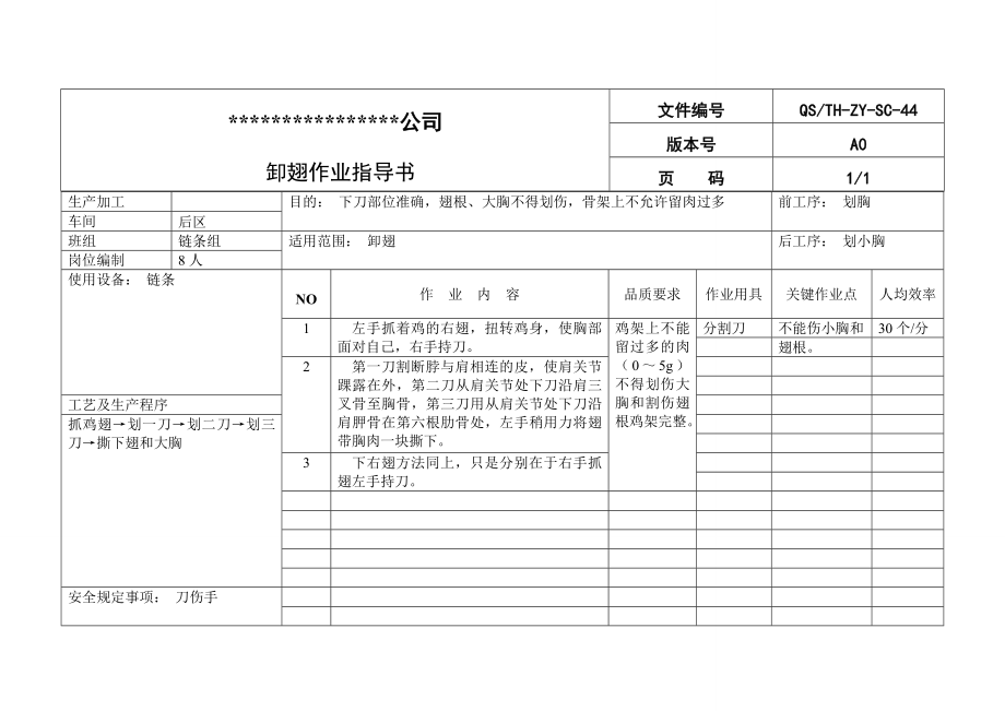 肉鸡生产加工作业指导书(三).doc_第1页