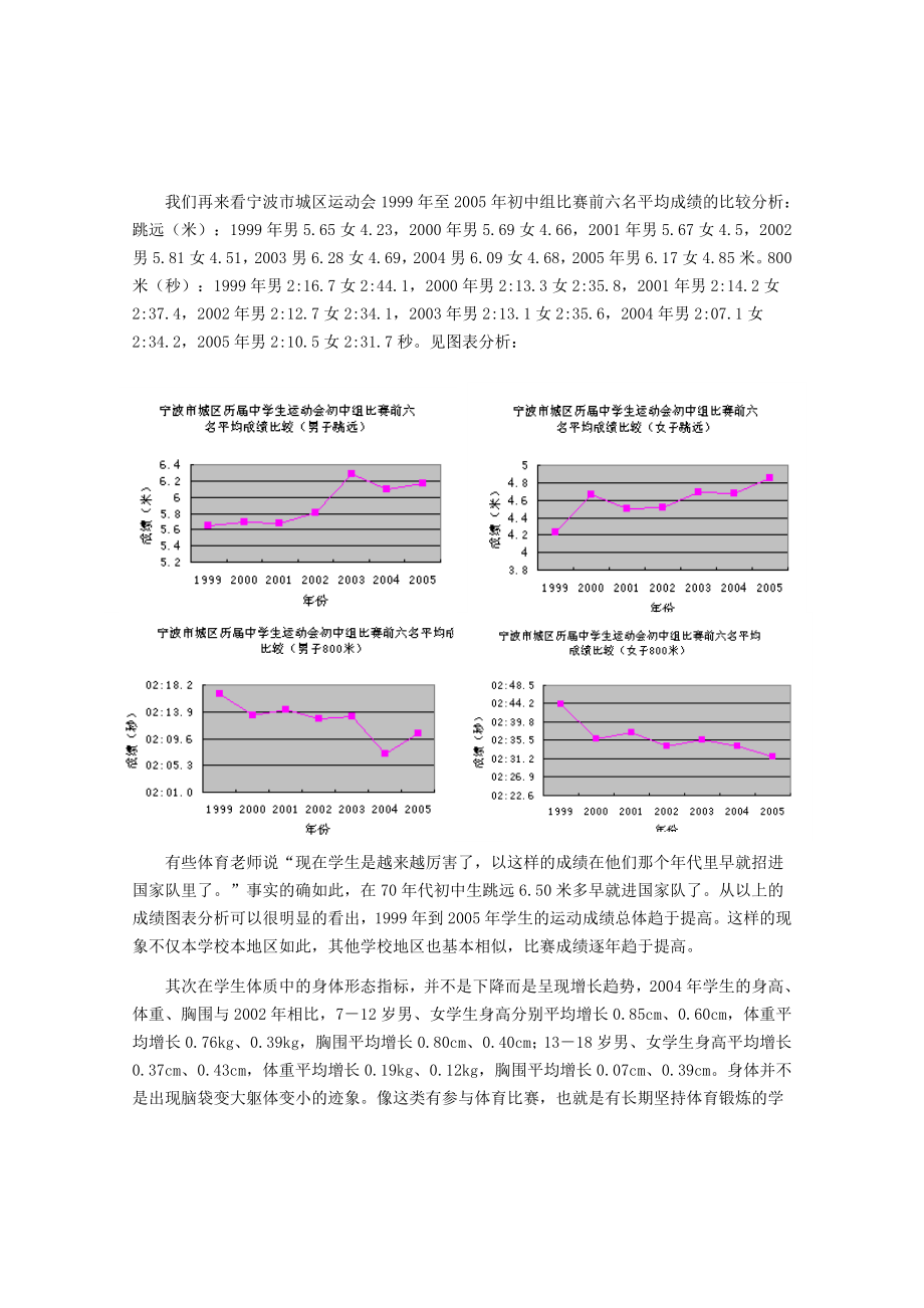 中学体育论文：谈学生体质下降是缺少锻炼时间还是人的活动能力退化.doc_第3页