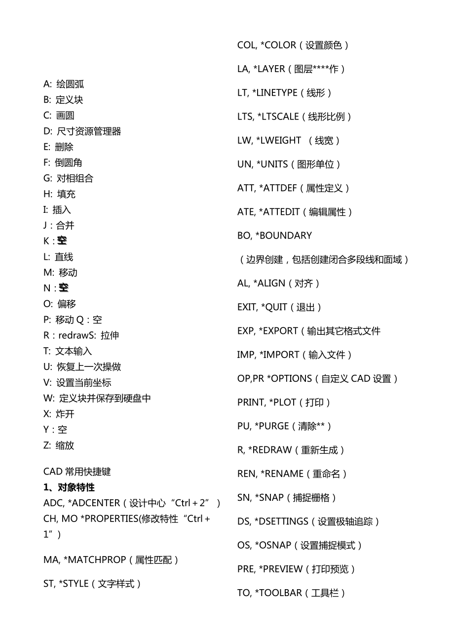 CAD快捷键全集资料.doc_第2页