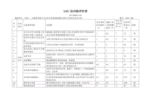 LEC法风险评价表.doc