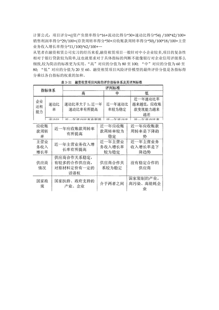 融资租赁项目--风险点控制-风控体系分析要点.doc_第2页