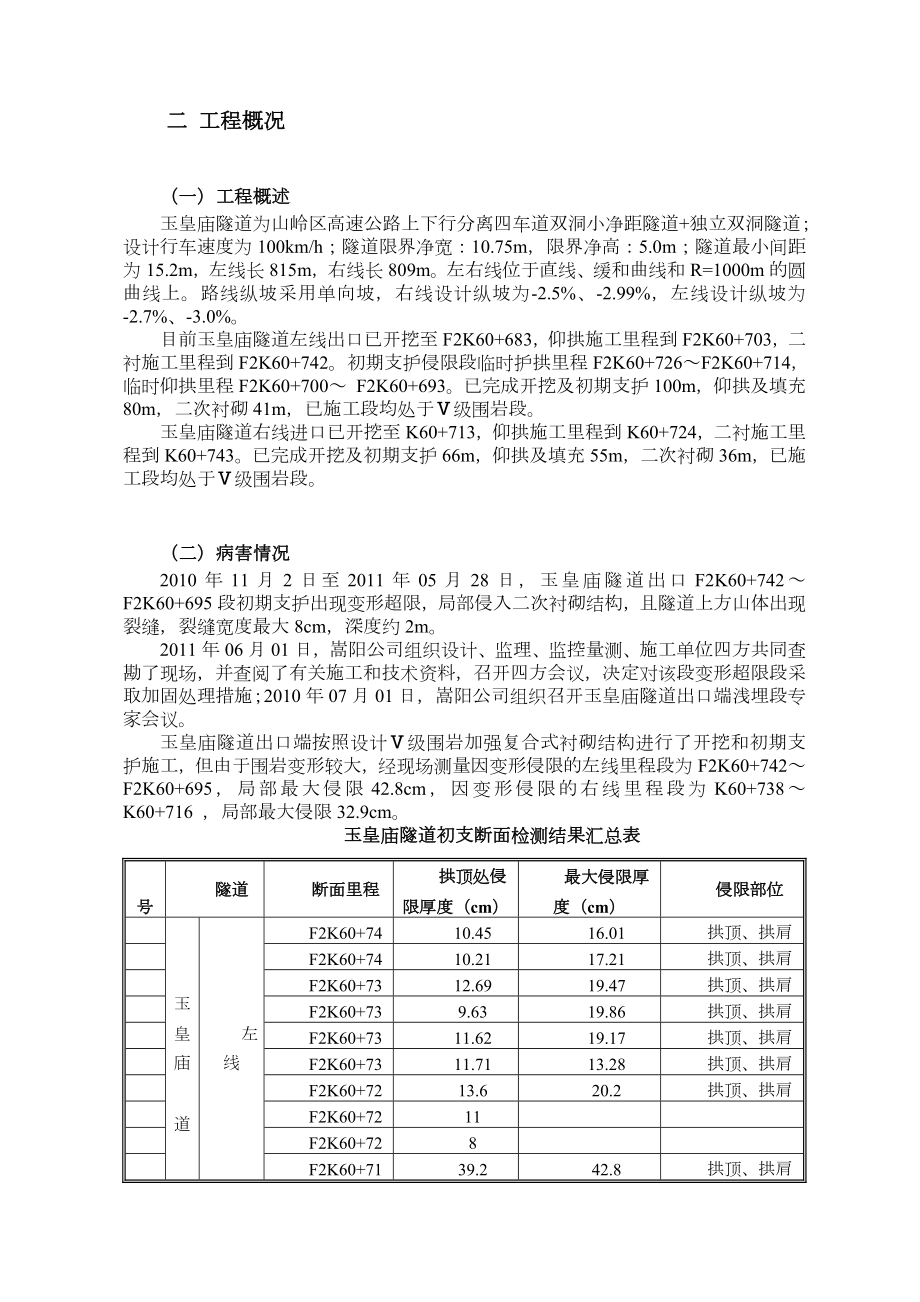 隧道初期支护侵限换拱施工方案.doc_第2页