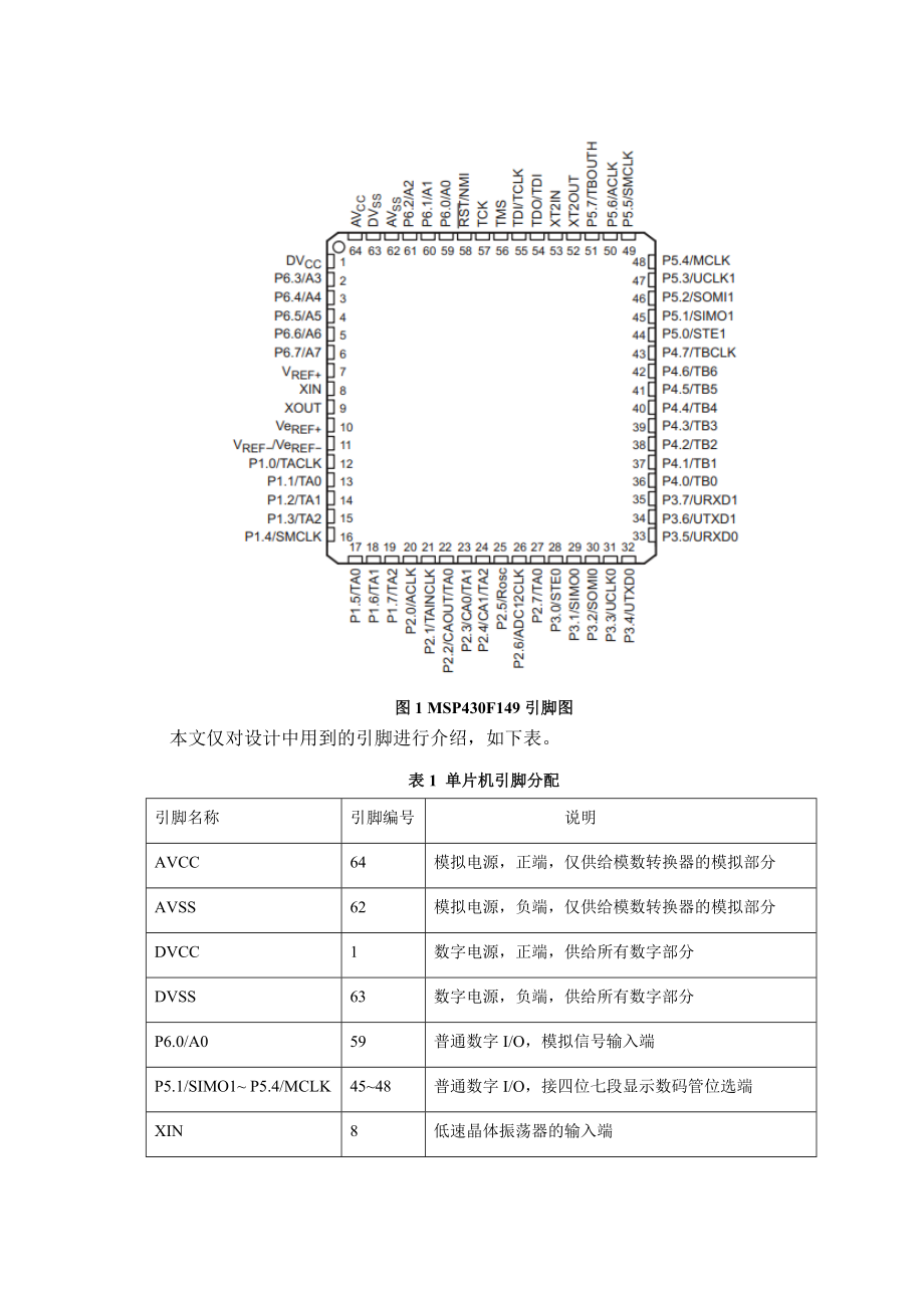 基于MSP430F149单片机的温度变送器设计.doc_第3页