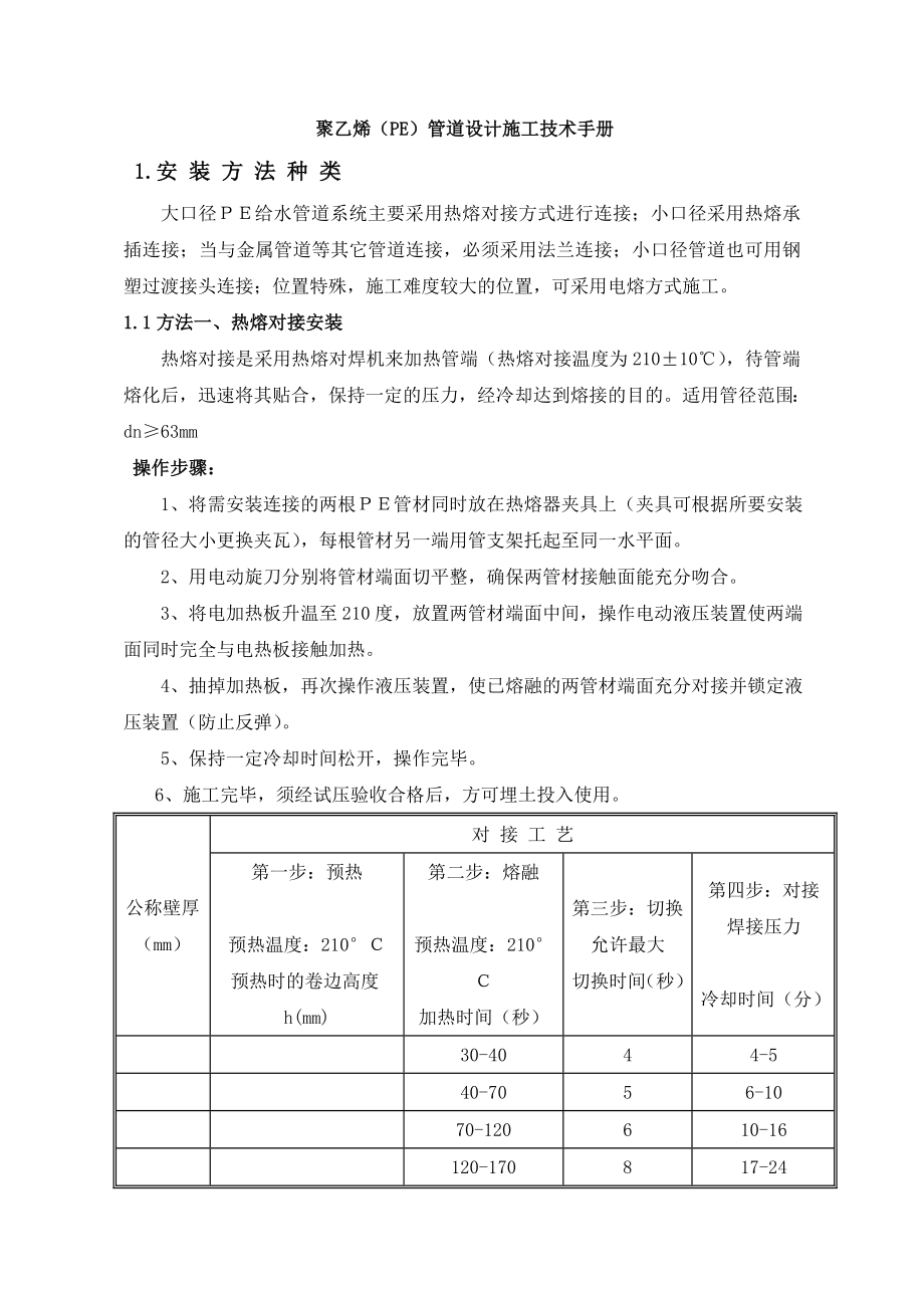 聚乙烯(PE)管道设计施工技术手册.doc_第2页