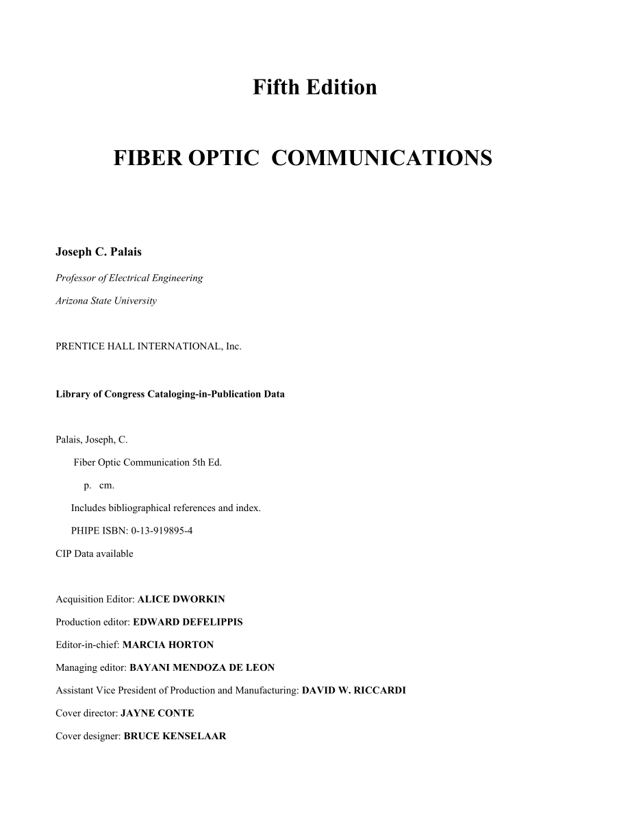 FIBER OPTIC COMMUNICATIONS.doc_第1页