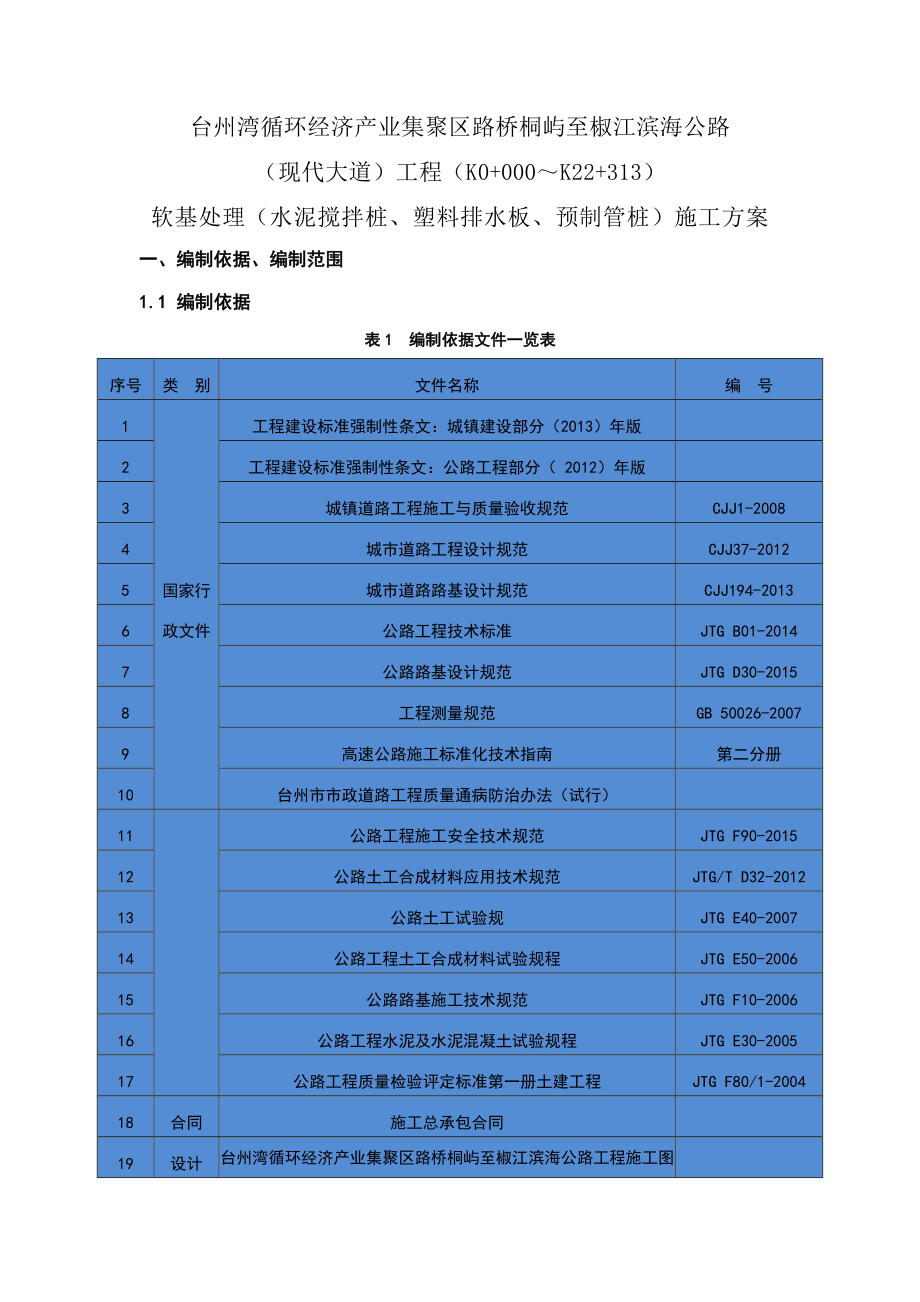 软基处理搅拌桩预制管桩塑排板施工方案.doc_第3页