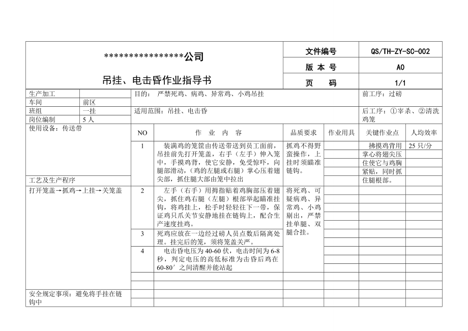 肉鸡生产加工作业指导书(一).doc_第2页