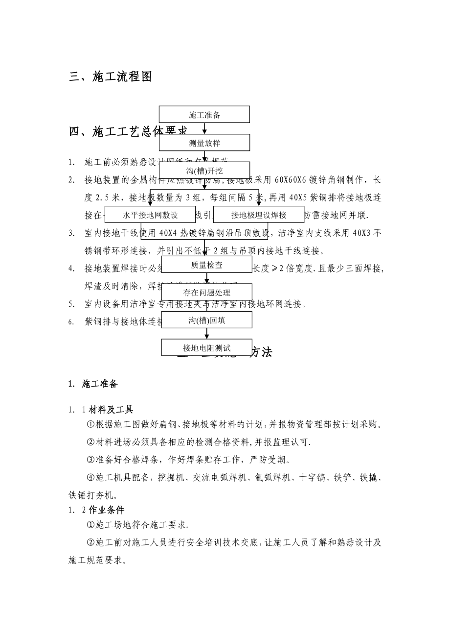 防静电接地施工方案.doc_第2页