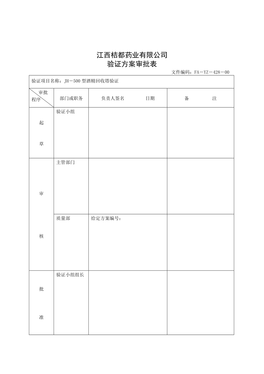 3134519688fayz42800jh500型酒精回收塔验证方案.doc_第3页