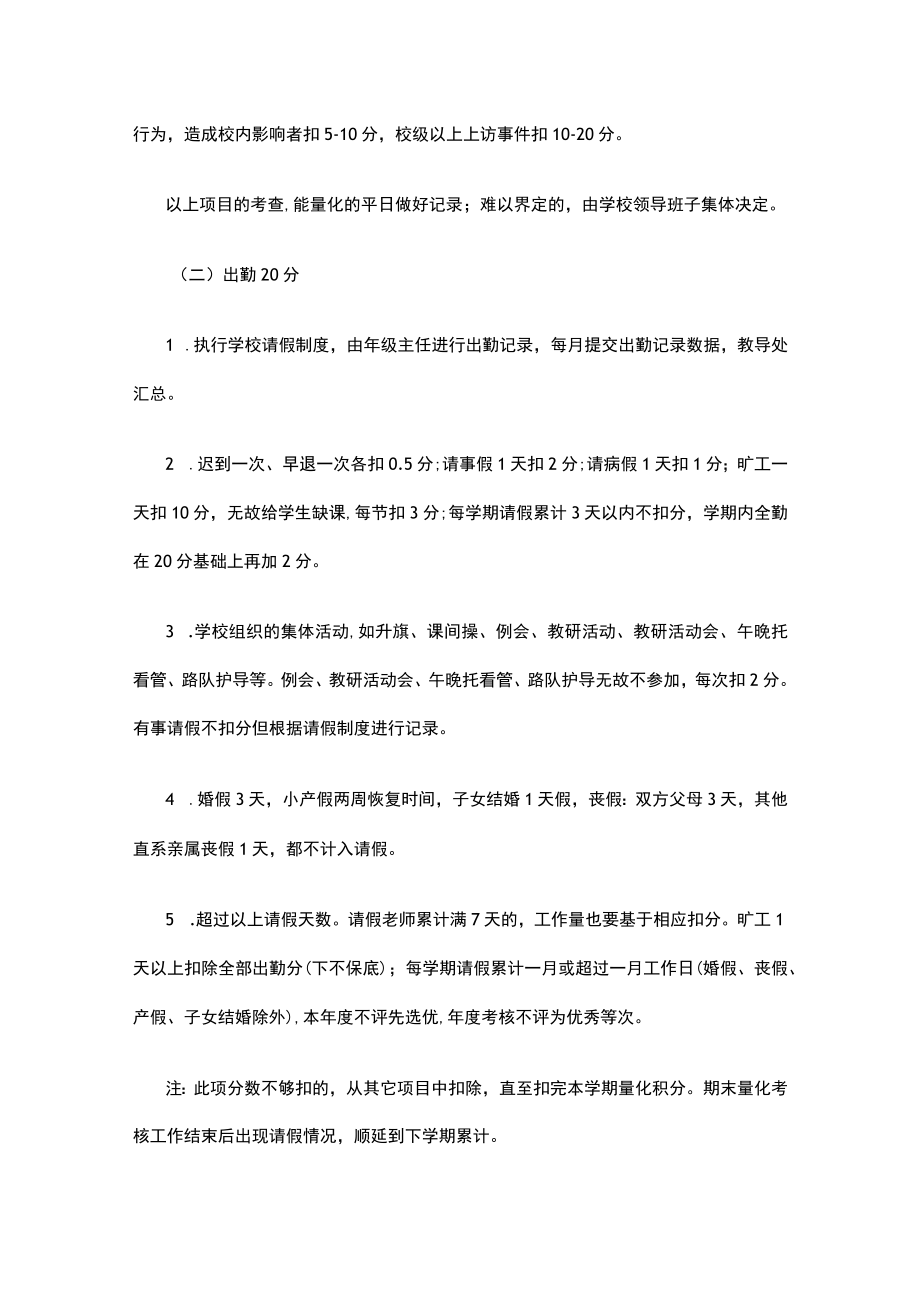 小学教师量化考核方案.docx_第2页