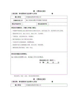 脚手架拆除旁站监理人员需要(工程科).doc