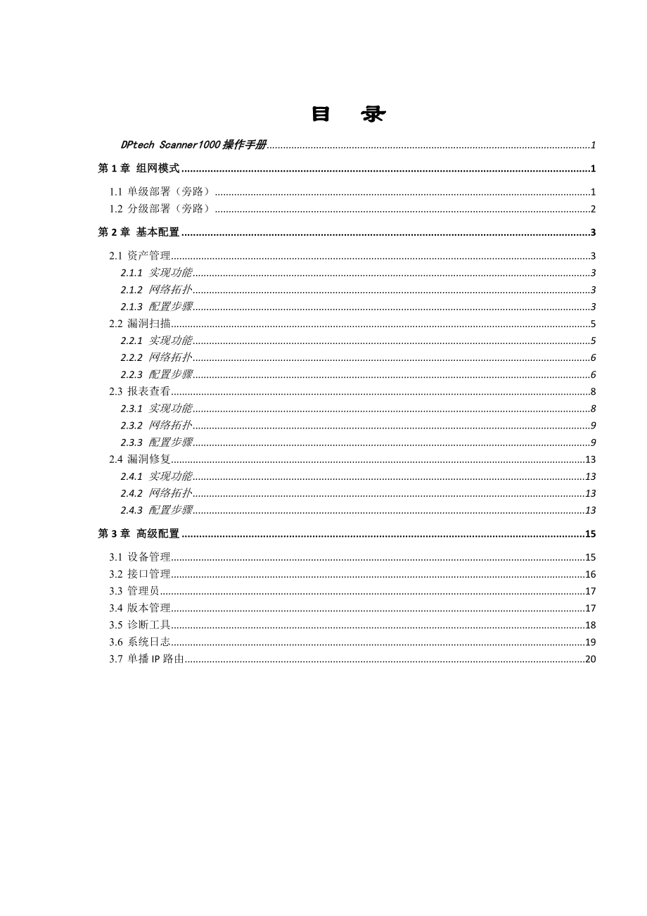 DPtechScanner1000系列漏洞扫描系统操作手册课件.doc_第2页