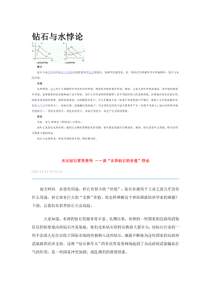 钻石与水悖论.doc