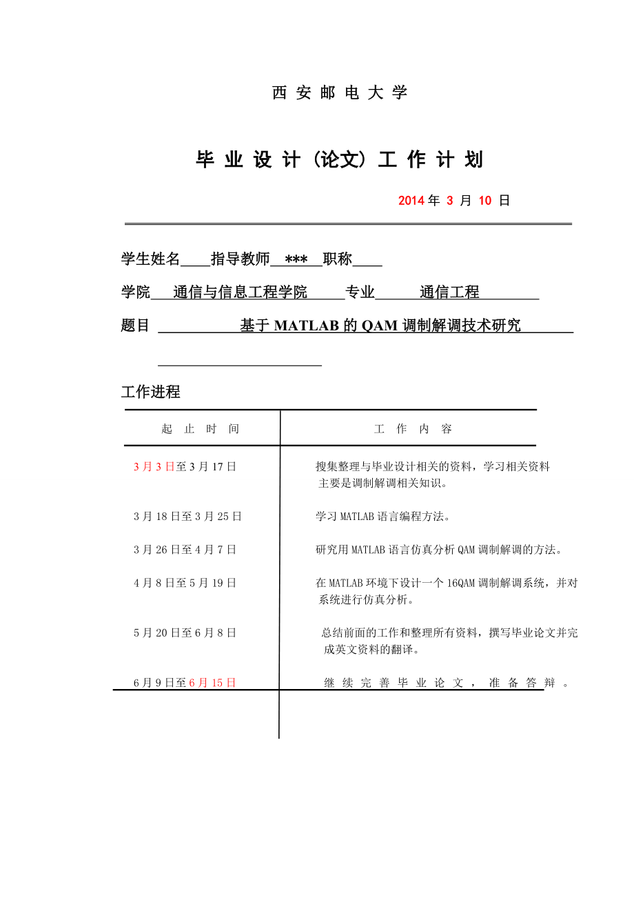 基于MATLAB的QAM调制解调技术研究毕业设计论文.doc_第3页