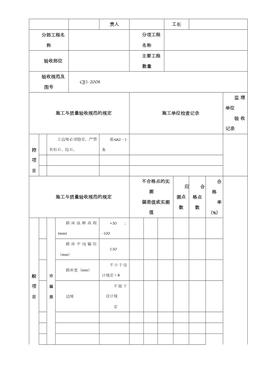 道路工程检验批表格全套.doc_第3页