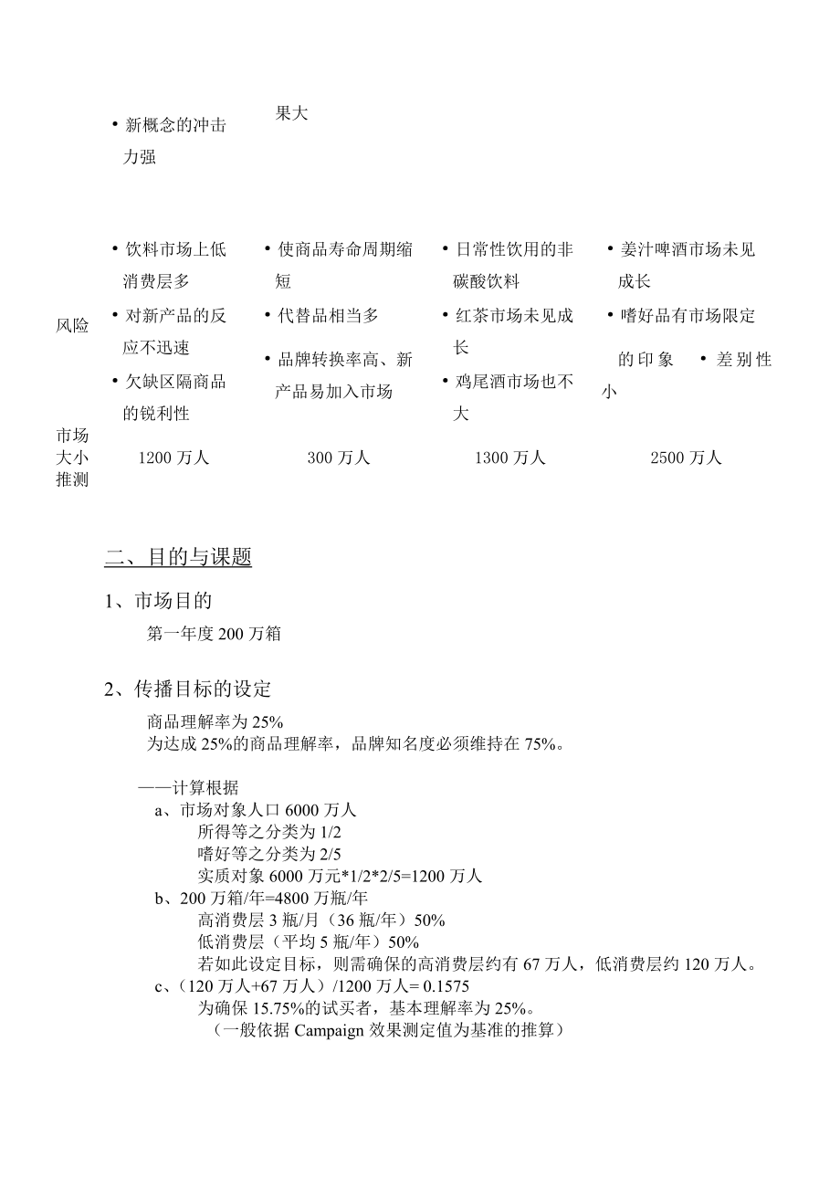 快消行业饮料产品市场企划案.doc_第3页