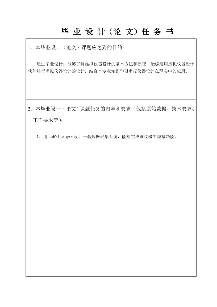 [优秀毕业设计精品] 虚拟仪器设计数据采集系统.doc_第3页